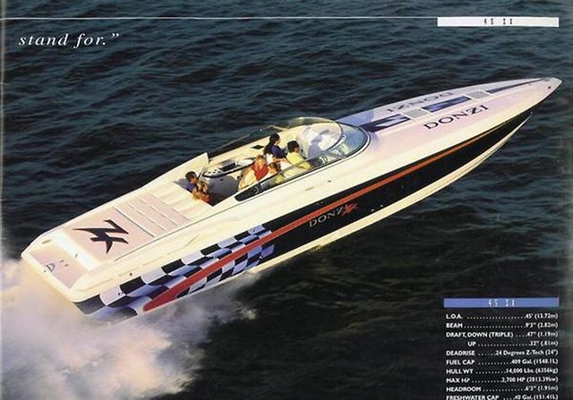 45' 2000 DONZI ZX