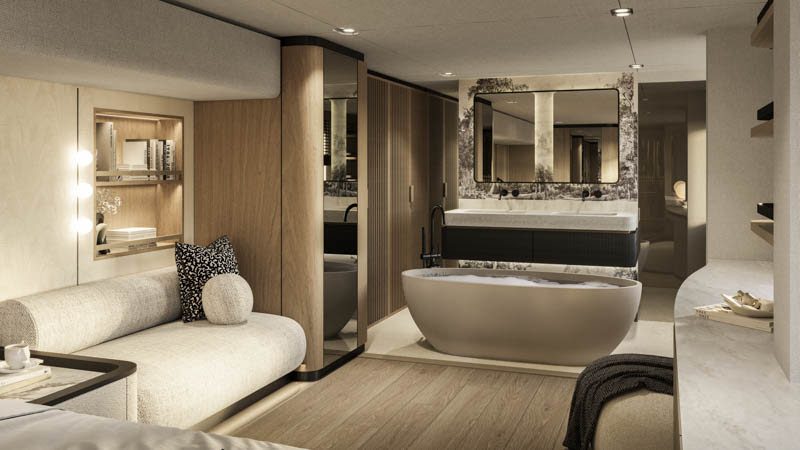 Master Room Redefined Sunreef 80 Sailing