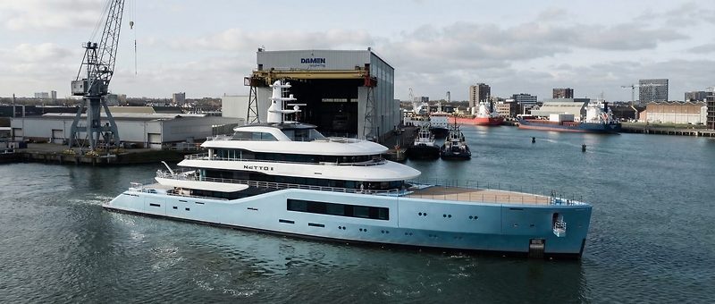 Cantiere in evidenza: Amels vara tre yacht a Vlissingen